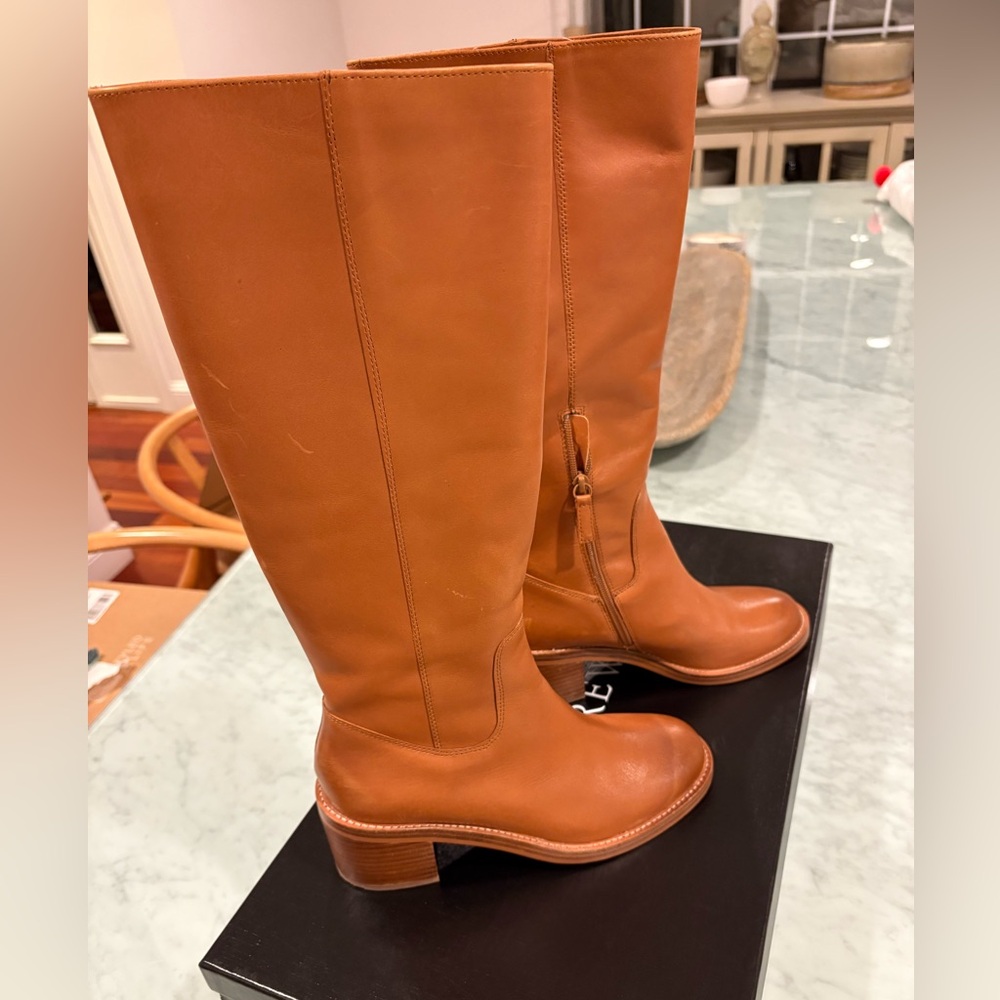 J. Crew Caramel Tall Boot 8.5